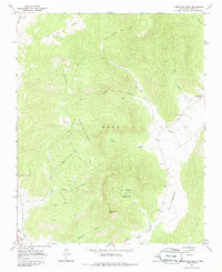 Comanche Peak 1965 topographic map thumbnail