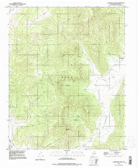 Comanche Peak 1994 topographic map thumbnail