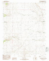 Comanche Ranch 1985 topographic map thumbnail