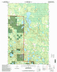 Coon Lake 1996 topographic map thumbnail