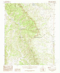 Cordova Canyon 1983 topographic map preview