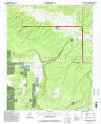 Cottonwood Canyon 1995 topographic map thumbnail