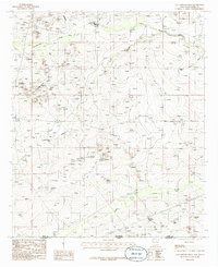 Cottonwood Hills 1985 topographic map thumbnail