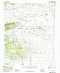 Coyote Mesa 1987 topographic map thumbnail
