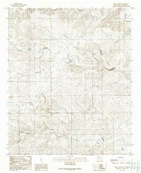 Dark Canyon 1988 topographic map thumbnail
