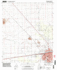Deming West 1996 topographic map thumbnail