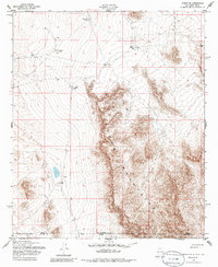 Desert NE 1955 topographic map thumbnail