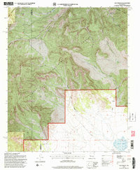 Dog Springs 1995 topographic map thumbnail
