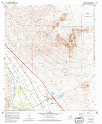 Dona Ana 1978 topographic map thumbnail
