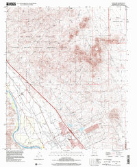 Dona Ana 1996 topographic map thumbnail