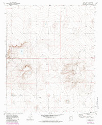 Dora NW 1972 topographic map thumbnail