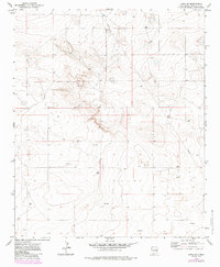Dora SW 1972 topographic map thumbnail