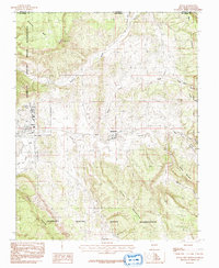 Dulce 1983 topographic map thumbnail