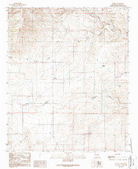 Dunken 1989 topographic map thumbnail