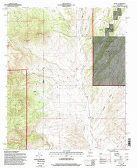 Dusty 1995 topographic map thumbnail