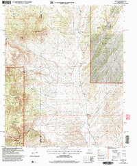 Dusty 2005 topographic map thumbnail