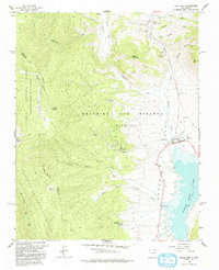 Eagle Nest 1963 topographic map thumbnail