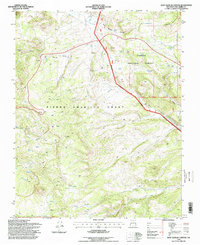 East Gavilan Canyon 1995 topographic map thumbnail