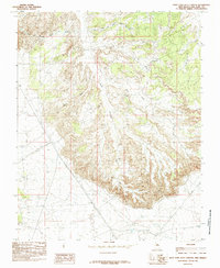 East Kutz Canyon topographic map thumbnail