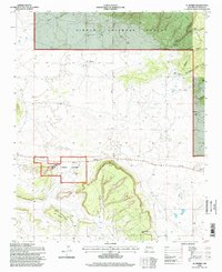 El Morro 1995 topographic map thumbnail