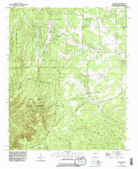 Escabosa 1991 topographic map thumbnail