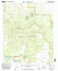 Escondido Mountain 1999 topographic map thumbnail