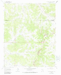 Five Lakes Canyon NE 1963 topographic map thumbnail