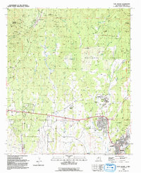 Fort Bayard 1992 topographic map thumbnail