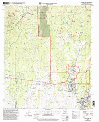 Fort Bayard 1999 topographic map thumbnail