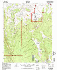 Fort Wingate 1995 topographic map thumbnail