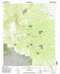 Gallinas Peak 1995 topographic map thumbnail