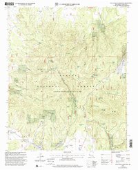 Gallo Mountains West 1999 topographic map thumbnail