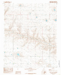 Garrett Ranch 1985 topographic map thumbnail