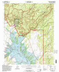 Ghost Ranch 1995 topographic map thumbnail
