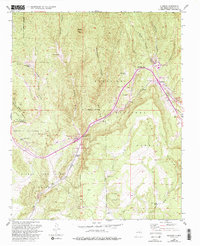Glorieta 1953 topographic map thumbnail