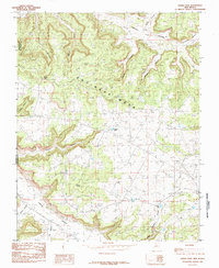 Gould Pass 1985 topographic map thumbnail