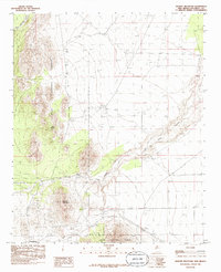 Granite Mountain 1985 topographic map thumbnail