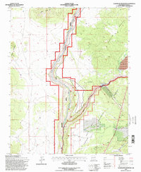 Guadalupe Mountain 1995 topographic map thumbnail