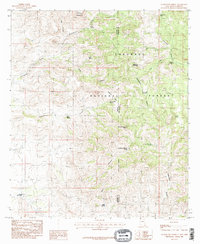 Guadalupe Spring 1985 topographic map thumbnail