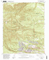 Guaje Mountain 1984 topographic map thumbnail