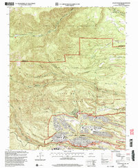 Guaje Mountain 2002 topographic map thumbnail