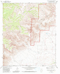 Gunsight Canyon 1979 topographic map thumbnail