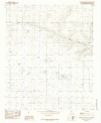 Hammond Ranch SW 1985 topographic map thumbnail