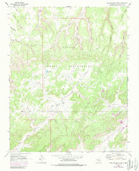 Hard Ground Flats 1963 topographic map thumbnail