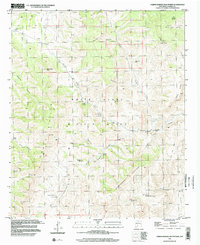 Hardscrabble Mountains 1996 topographic map thumbnail