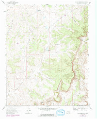 Headcut Reservoir 1961 topographic map thumbnail