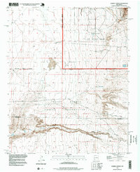 Hubbell Spring 1996 topographic map thumbnail