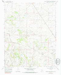 Huerfano Trading Post NW 1966 topographic map thumbnail