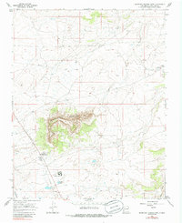 Huerfano Trading Post 1967 topographic map thumbnail