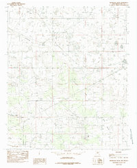 Ironhouse Draw 1985 topographic map thumbnail